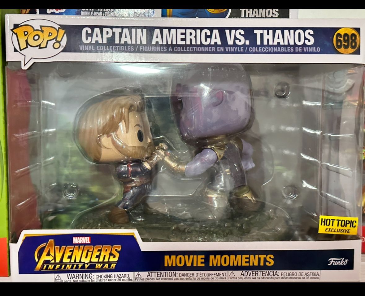 Funko Pop! Moments: Marvel - Captain America vs Thanos - Hot Topic
