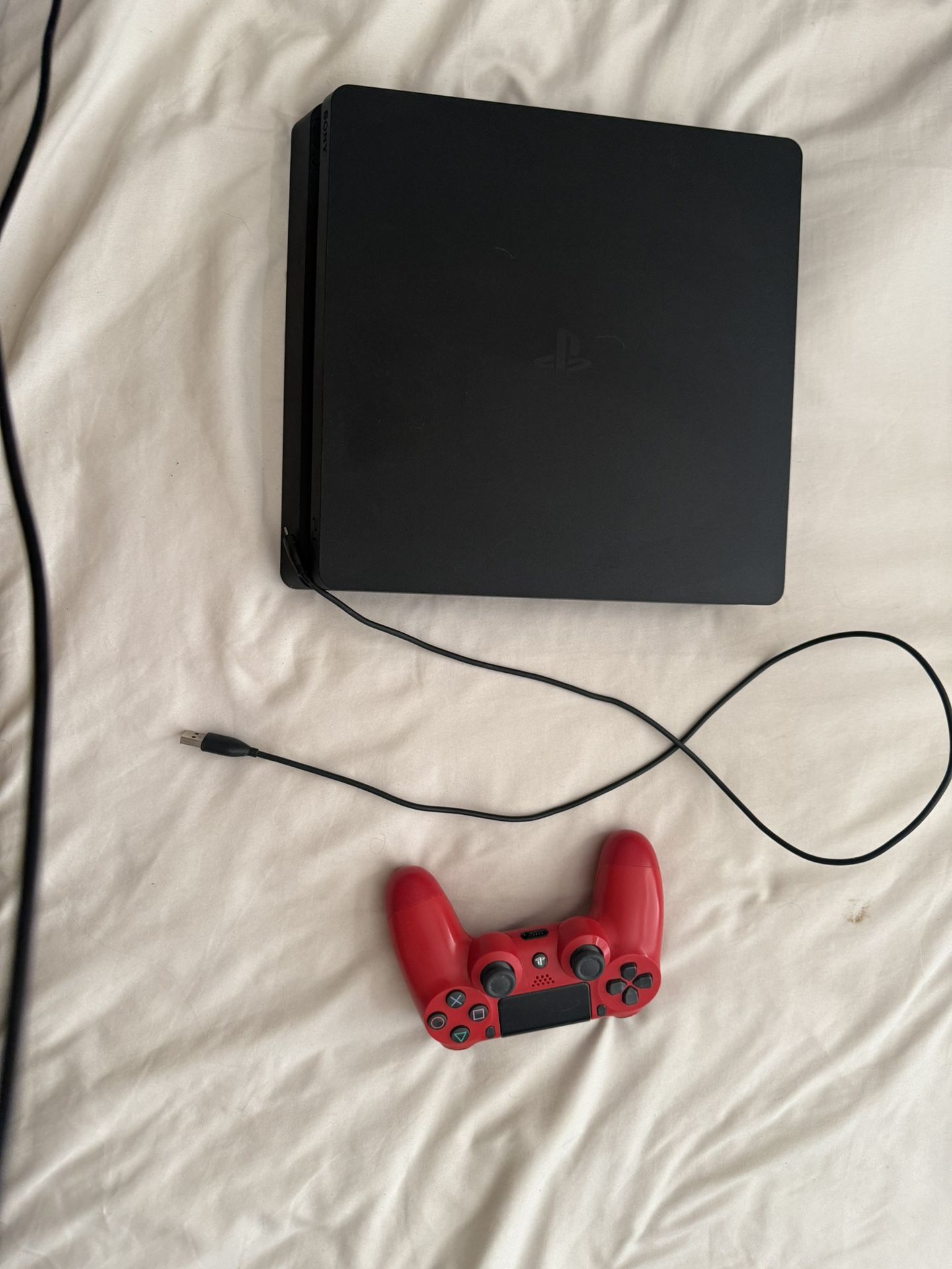 500GB (standard) PS4 Slim w/Red controller 