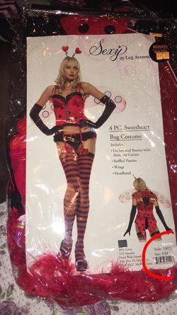 Lady Bug costume size small