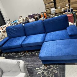 ❤️‍🔥 102-inch modular sofa with mobile ottoman