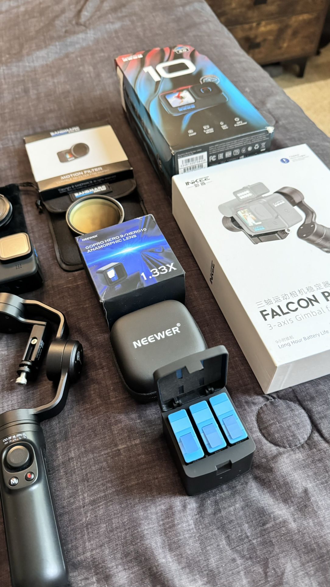 GoPro 10 Black Edition + bundle