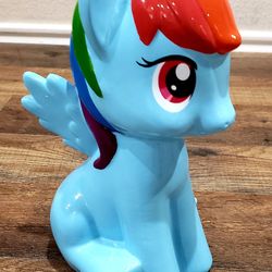 My Little Pony Ceramic Piggy Bank 6in x 10in 