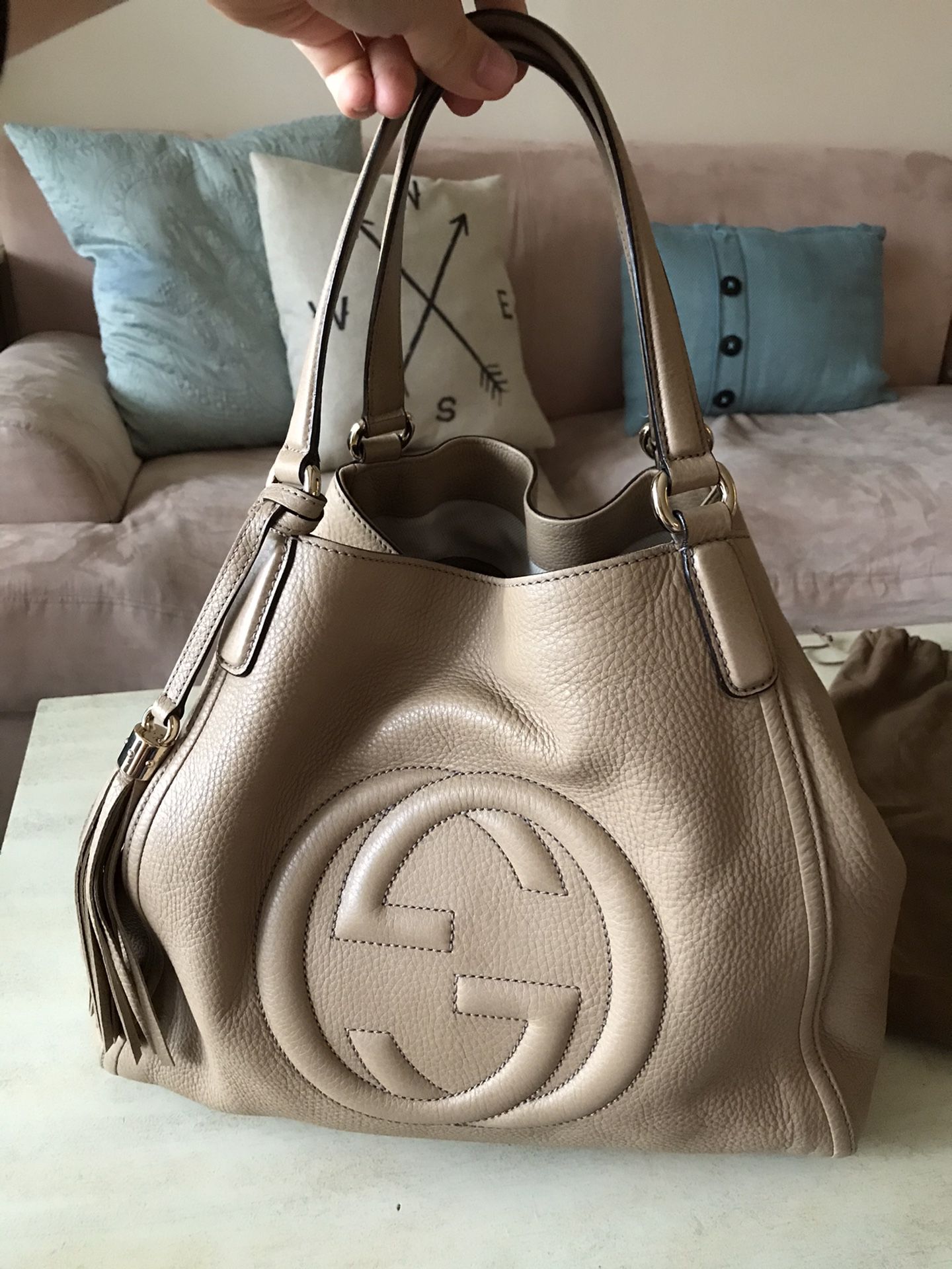Authentic Gucci soho tote bag