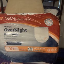 Tranquility overnight Disposable Underwear XL