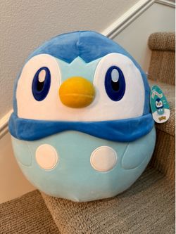 New Pokémon Piplup Plush Squishmallow Toy 14in