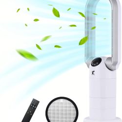 Bladeless Tower Fan with Air Purifier Oscillation 