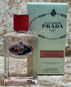 Infusion de Rhubarbe Prada Eau de Parfum 3.3 Fl. Oz./100 Ml. Sealed Box