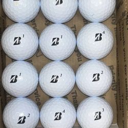 12 Bridgestone E12 Golf Balls 5/4a Lot D021