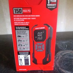Craftsman Cordless Inflator And Power Source 