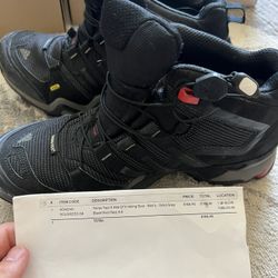 Size 8 Waterproof Adidas Hiking Boots 