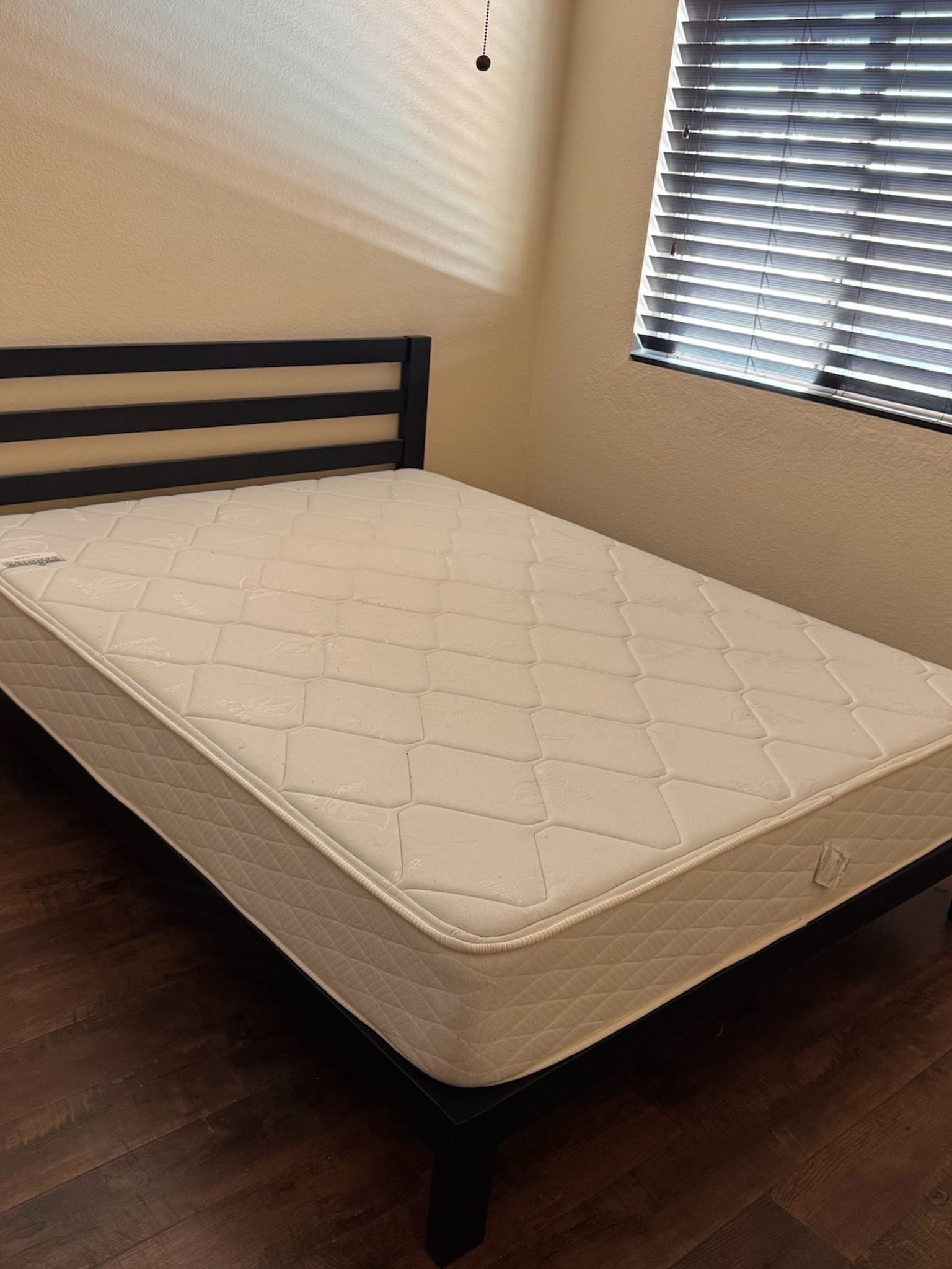 Queen Bed Matress Plus Frame And Box