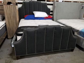 New queen size bed frame tax included delivery available
