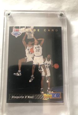Shaquille O’Neal rookie trade card 1b