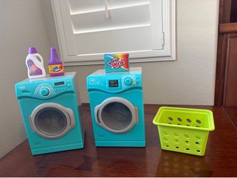My Life as Laundry Room Clothes Washer & Dryer Play Set for 18" Dolls, 6 PC