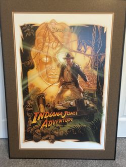 Disney Indiana Jones Adventure Collector's Poster