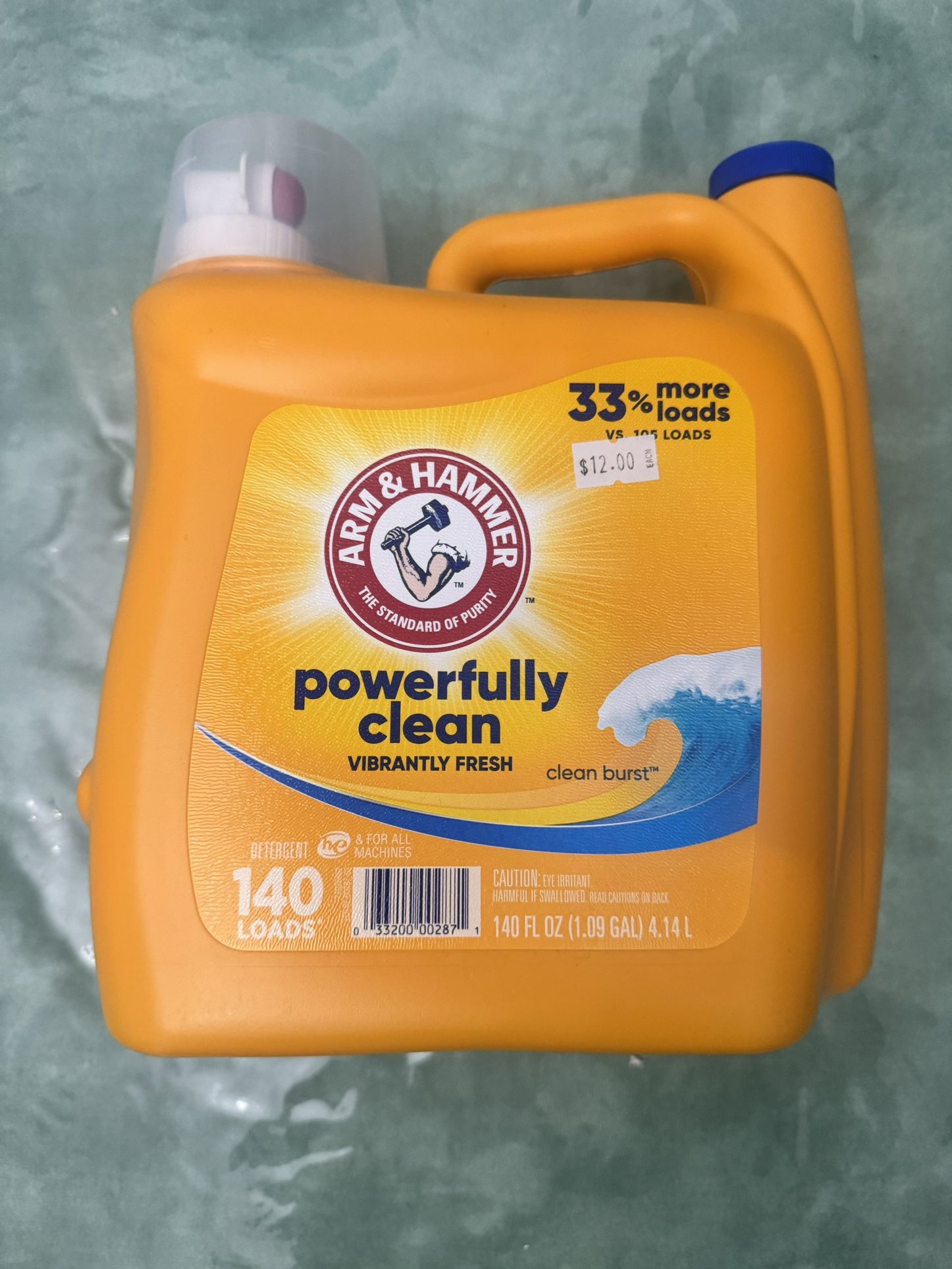 Arm & Hammer Powerfully Clean 140 Loads 140oz