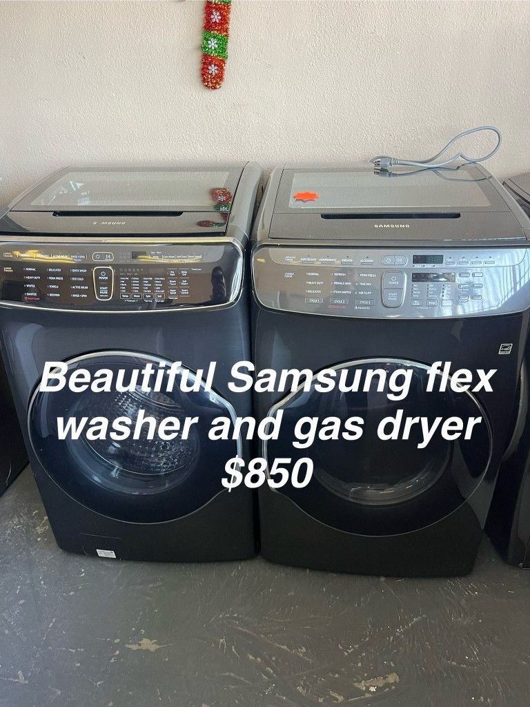 Beautiful Samsung Flex Washer And Gas Dryer
