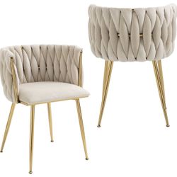Velvet Dining Chairs Set of 2