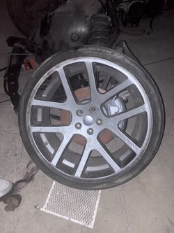 22in rims from dodge magnum