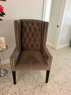 Z Gallerie Light Gray Fabric Armchair