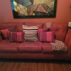 Red Sofa Couch
