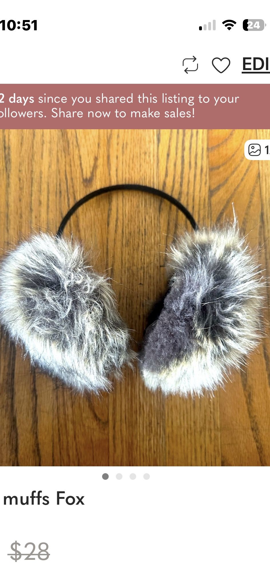 Fox Ear Mufs