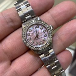 Rolex Diamond Oyster 26mm VS + Buy Sale Trade Ladies Mens Gold Cartier Patek Audemars