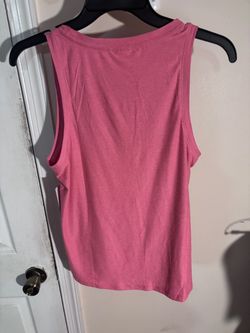 Pink Sleeveless Tank Top