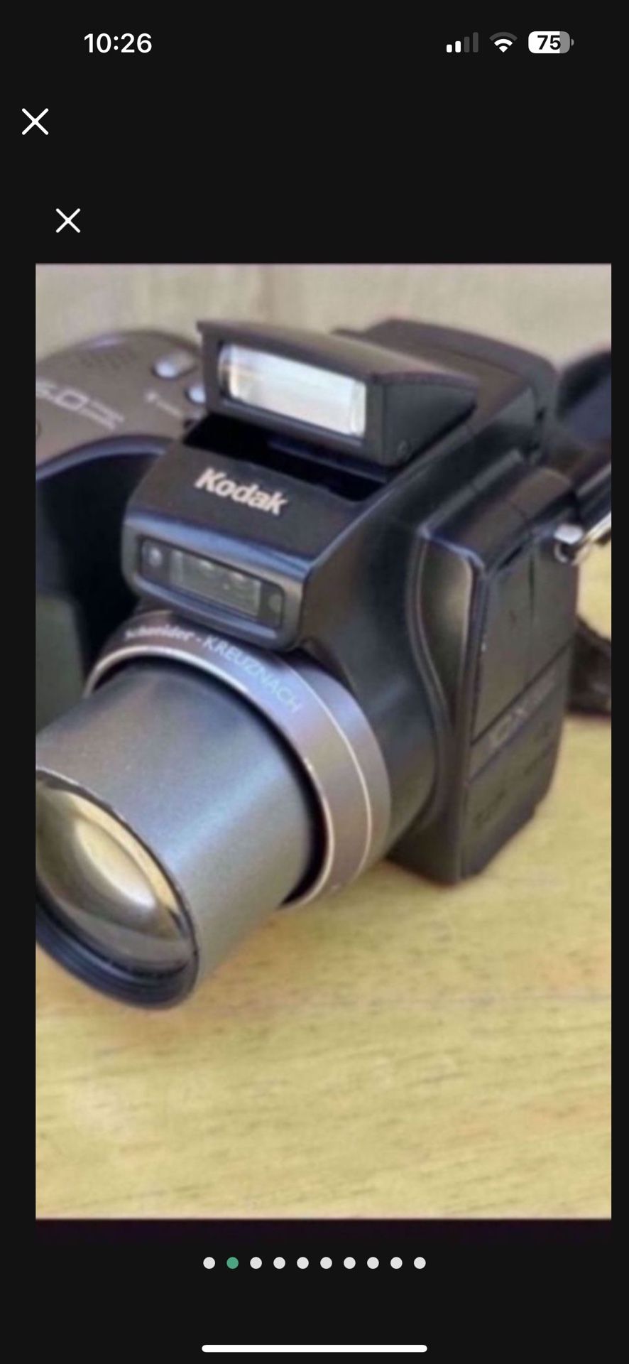 Kodak EasyShare Z7590 5.0MP 10x Zoom Digital Camera W Charger/Battery TESTED