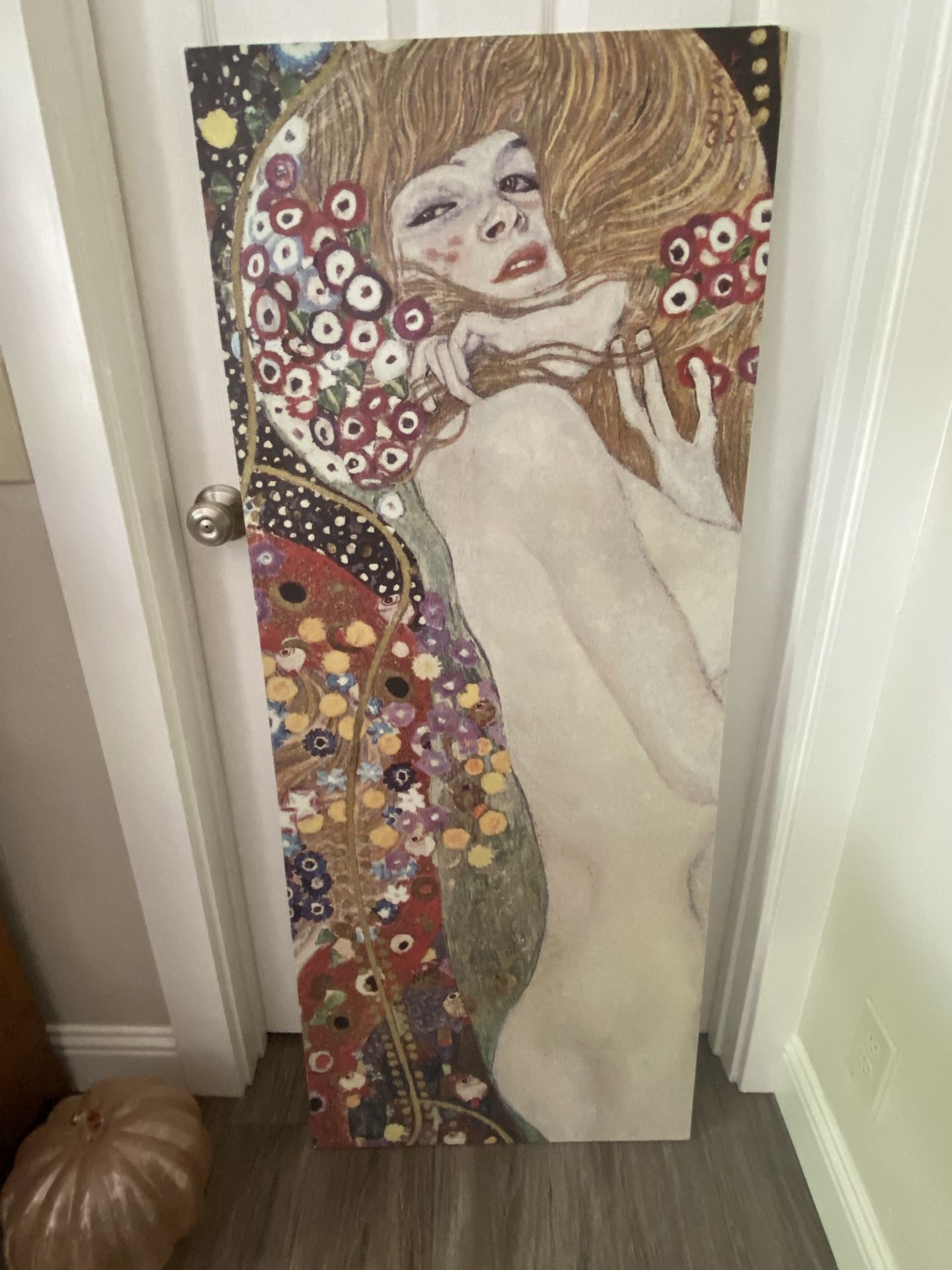 Gustav Klimt Water Serpents Print on Canvas by Ikea. New Condition