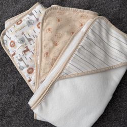 Set of Hooded Baby Bath Towels