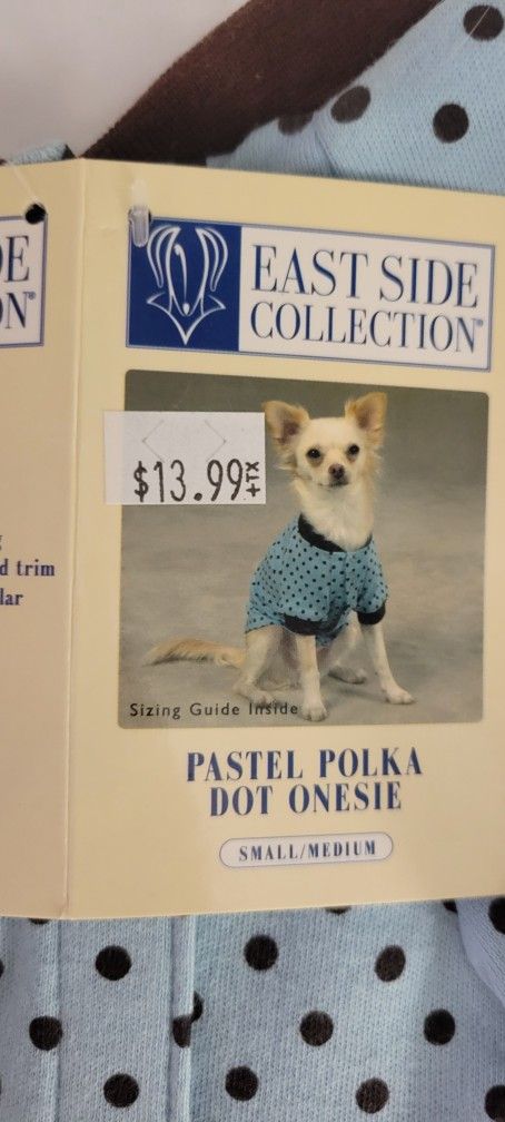 Dog Sweater Small Medium Polka Dots