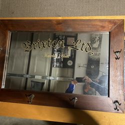 Brixton Hat Rack Mirror Bar Coat