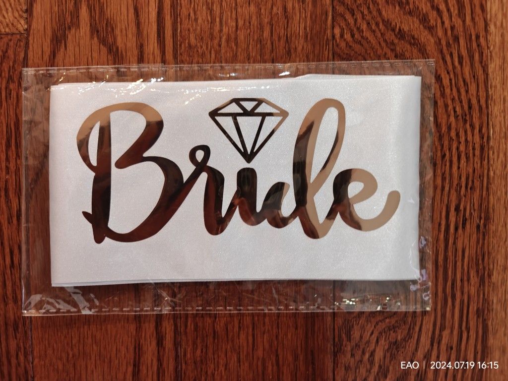 Bride To Be Sash