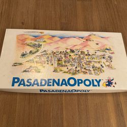 Vintage PasadenaOpoly Board Game Complete 