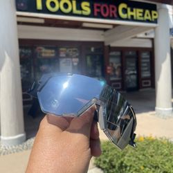 Bomber eyewear JAGER Bomb Safety - Silver Mirror Crystal. $46 ( INCLUDES MICROFIBER BAG )