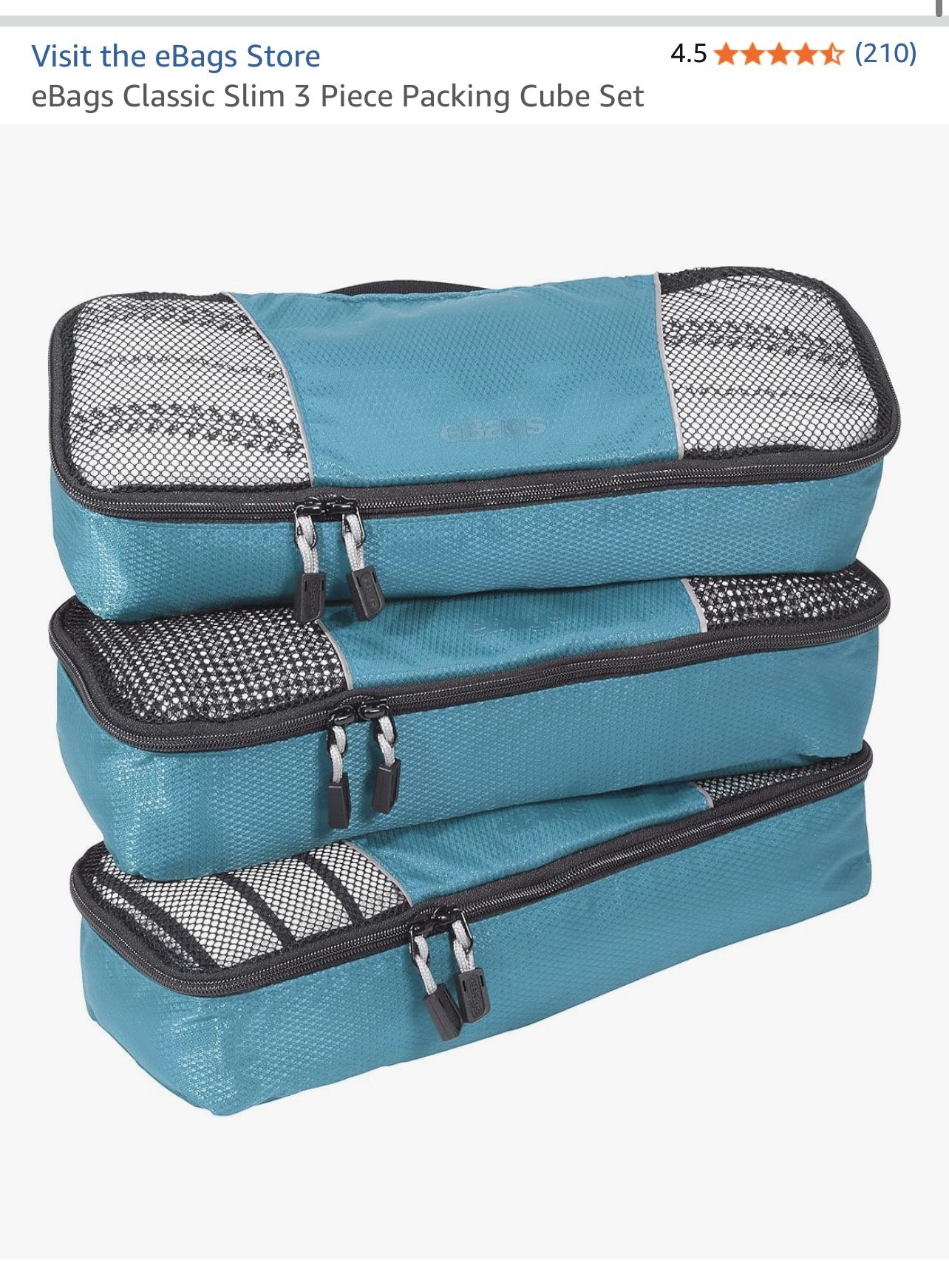 Ebags Slim Packing Cubes