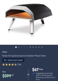 Ooni Koda 12 Liquid propane Outdoor Pizza Oven