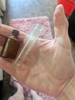 Antique medicine pharmacy bottles