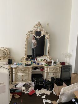 Italian Mirror With Vanity Italy 