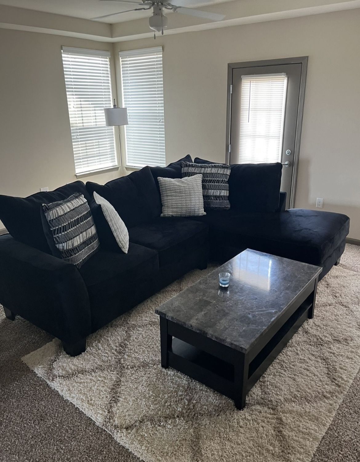 Black Sectional