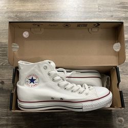 Converse Chuck Taylor All Star White High Top Canvas Sneakers