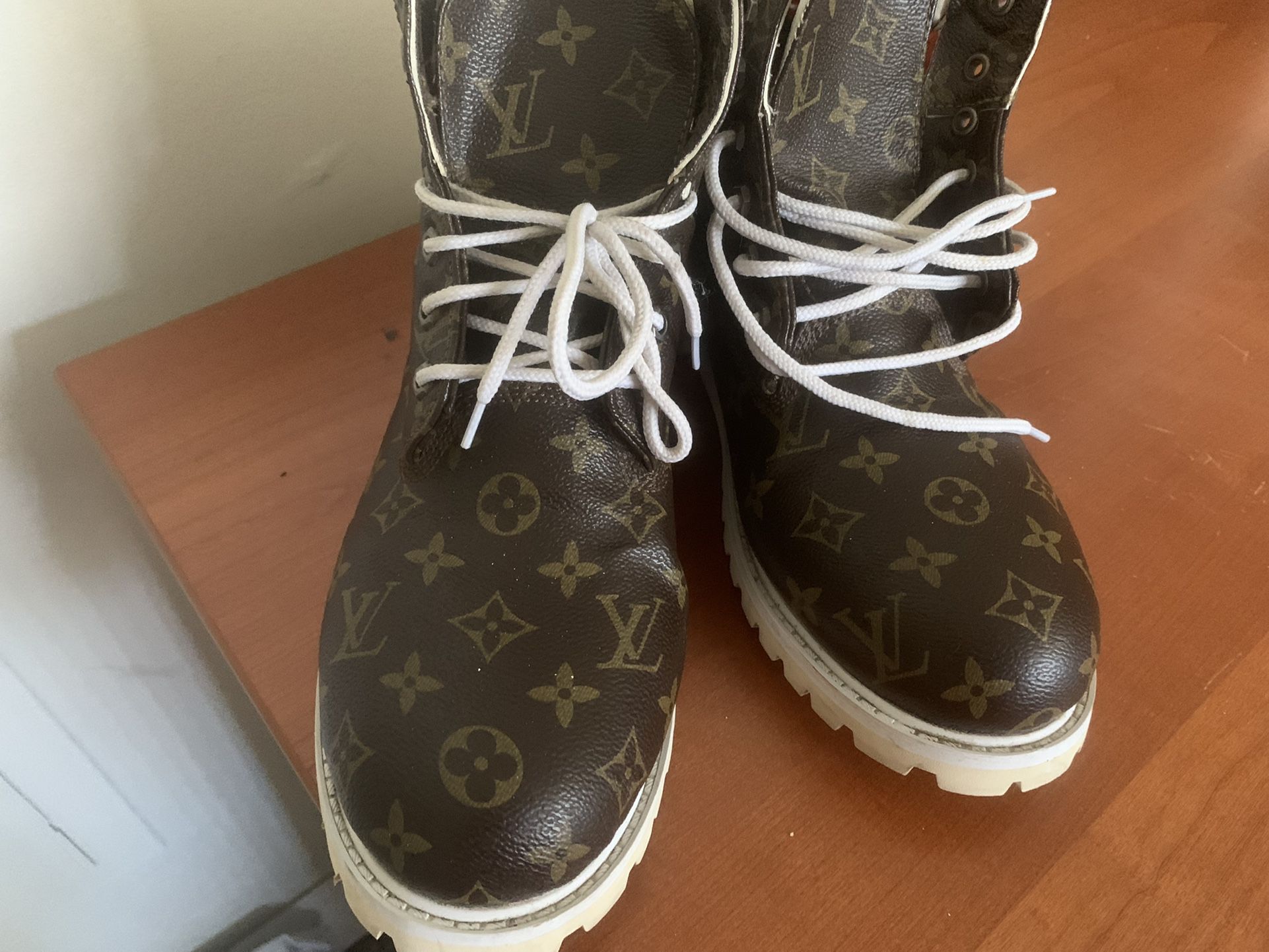 Louis Vuitton timberlands (Size 12) for Sale in Blue IL - OfferUp