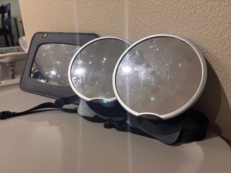 Baby Car Back Seat Mirrors – Lot of 3