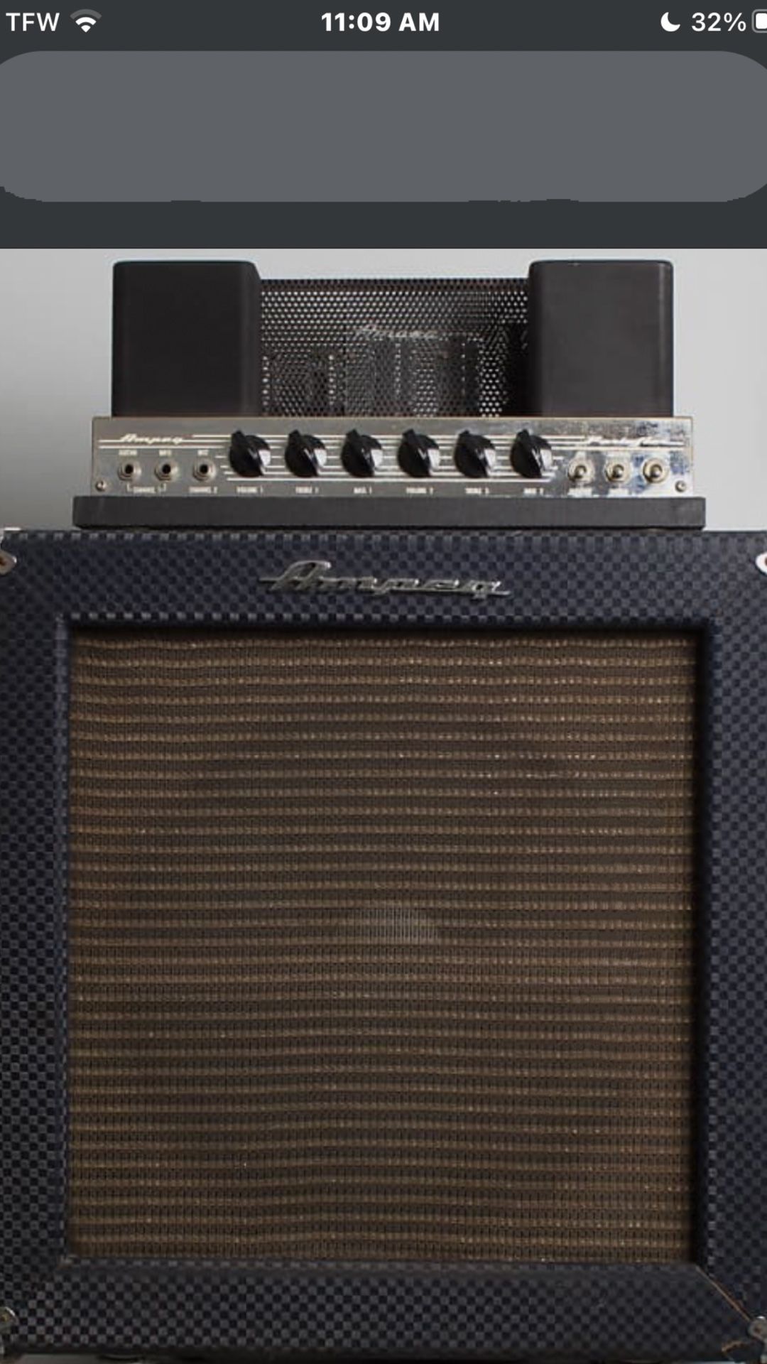 Ampeg B - 15NF BASS AMP