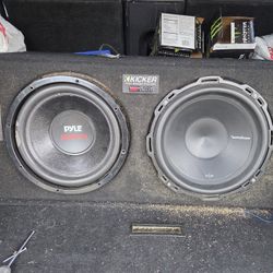 12 Subwoofers With Box 70$