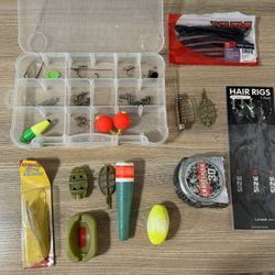 Fishing Kit with Case and Measuring Tape 
