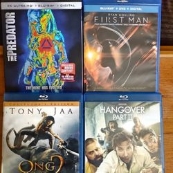 Blu-ray Discs 4 Movies  Dvd