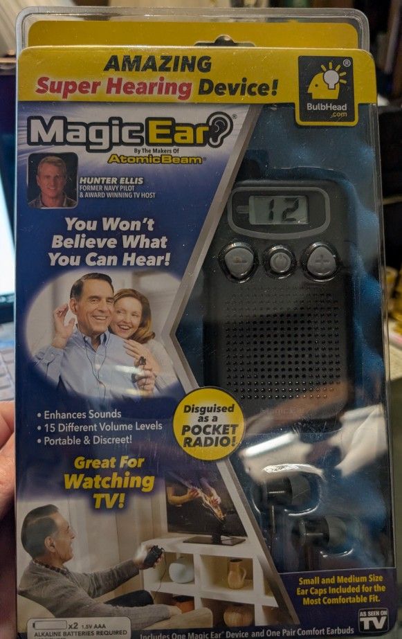 As Seen on TV Miracle ear, Hearing Amplifier 
