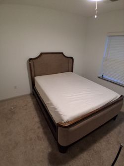 Queen size bed.  (Moving sale)